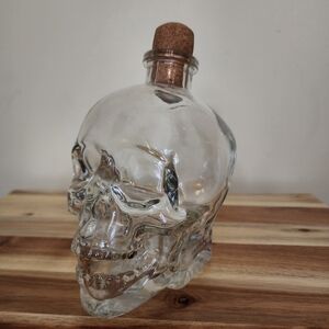 Crystal Skull Vodka Empty Bottle 750 ml Decanter